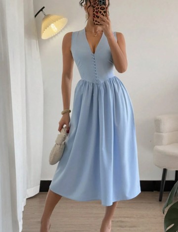 Rochie midi Shein, albastru
