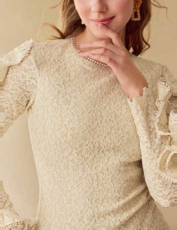 Bluză MOTF by Shein, bej
