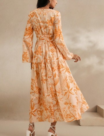 Rochie maxi Shein, mix culori