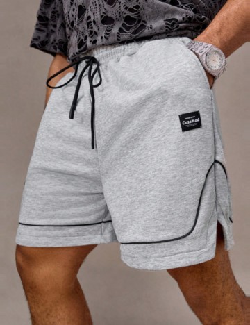 Pantaloni scurți MANFINITY by Shein, gri