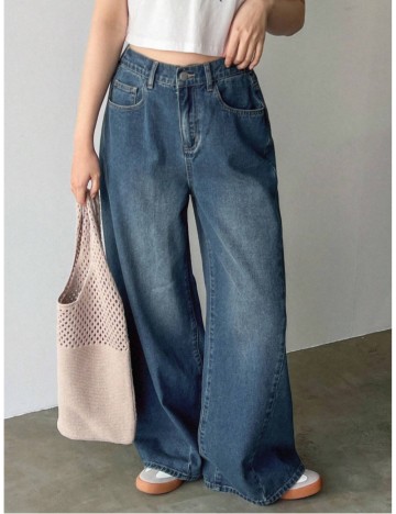Jeans Shein, albastru