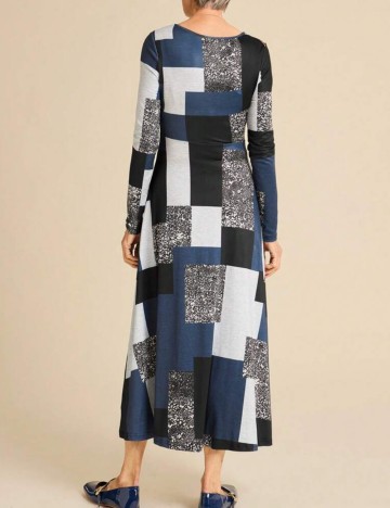 Rochie midi Shein, mix culori