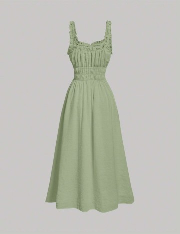 Rochie maxi Shein, verde