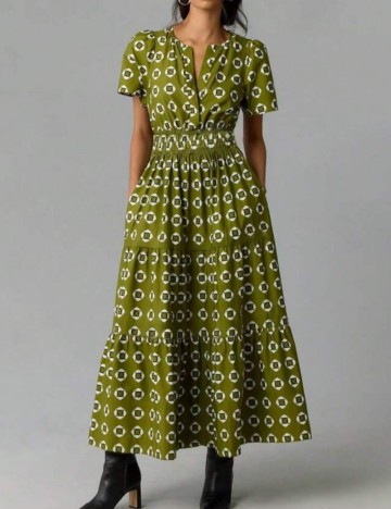 Rochie maxi Shein, verde