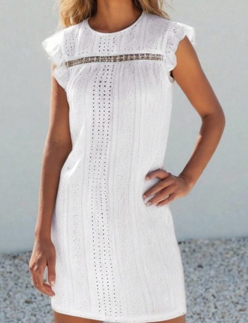 Rochie mini Shein, alb