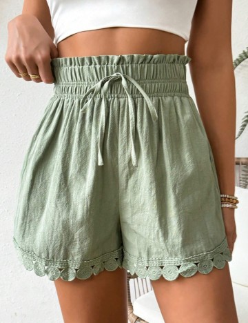 Pantaloni scurți Shein, verde