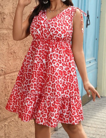 Rochie mini Shein Curve+, mix culori