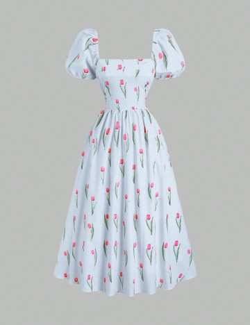 Rochie midi Shein, albastru
