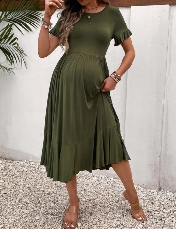 Rochie midi Shein, verde