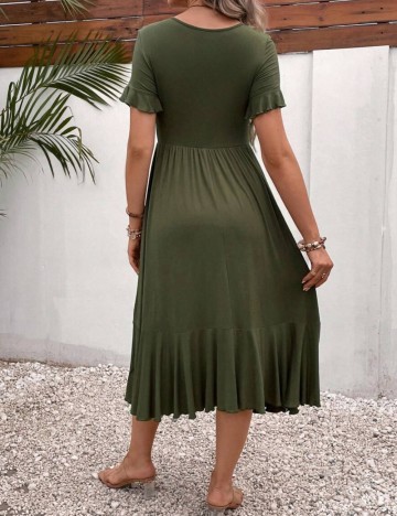 Rochie midi Shein, verde