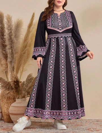 Rochie Shein Curve+, mix culori