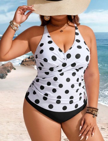 Costum de baie Shein Curve+, mix culori