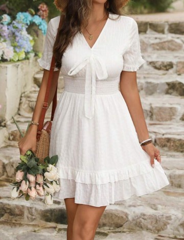 Rochie mini Shein, alb