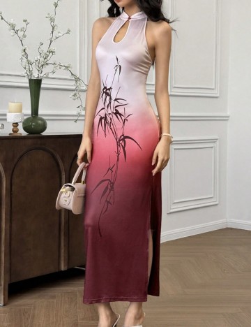Rochie maxi Shein, mix culori