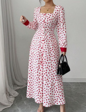 Rochie maxi Shein, mix culori