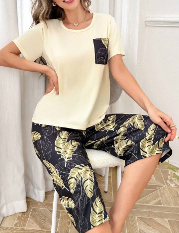 Compleu pijamale Shein, mix culori