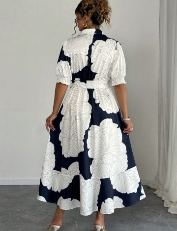 Rochie maxi Shein Curve+, mix culori