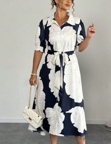 Rochie maxi Shein Curve+, mix culori