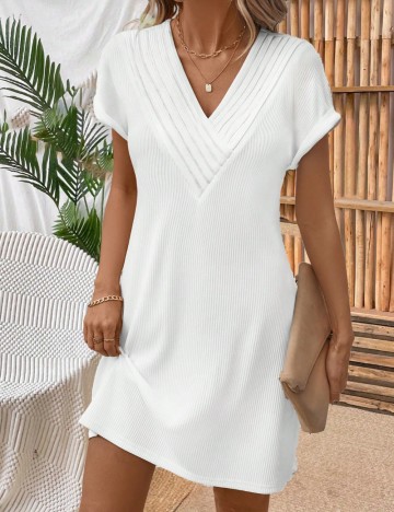 Rochie mini Shein, alb