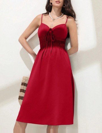 Rochie midi Shein, roșu