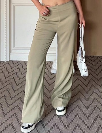 Pantaloni Shein Curve+, verde