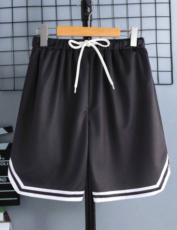 Pantaloni scurți Shein, negru