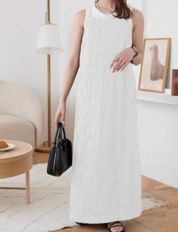 Rochie FRIFUL by SHEIN, alb