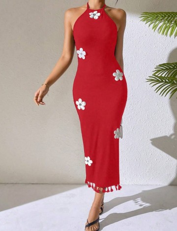 Rochie midi Shein, vișiniu