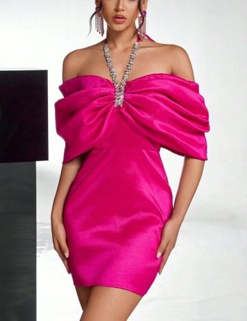 Rochie de ocazie Shein, roz