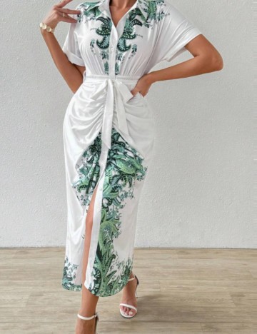 Rochie midi Shein, mix culori