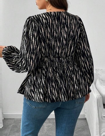 Bluză Shein Curve+, mix culori