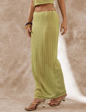 Fustă de plajă MUSERA by Shein, verde