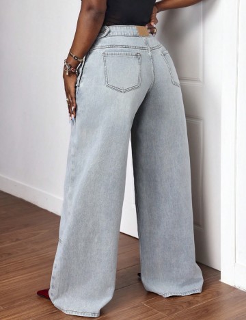 Jeans Shein, albastru