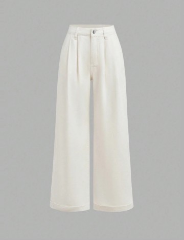 Pantaloni Shein, crem
