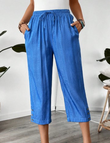 Pantaloni Shein, albastru