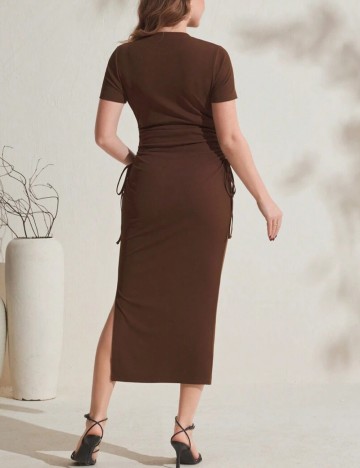 Rochie midi Shein, maro