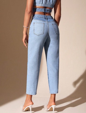 Jeans Shein, albastru
