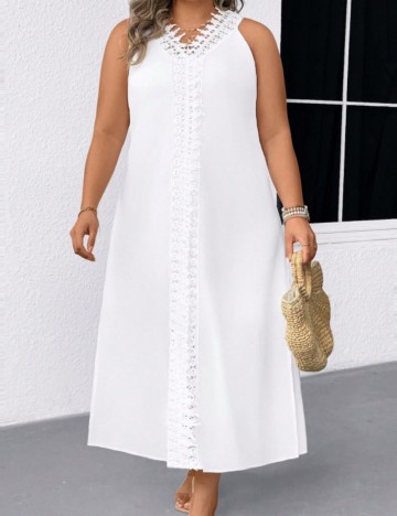 Rochie maxi Shein, alb