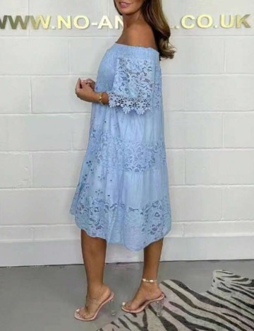Rochie midi Shein, albastru