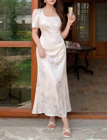 Rochie maxi DAZY by Shein, mix culori