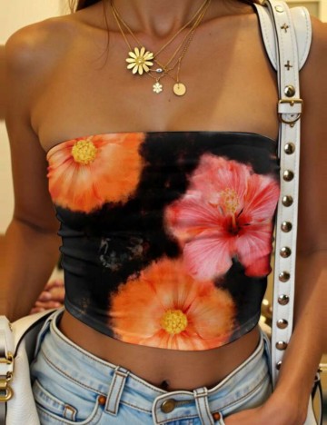 Top Shein, mix culori