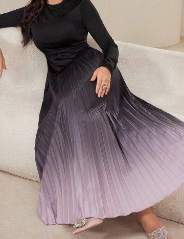 Rochie maxi Shein, mix culori