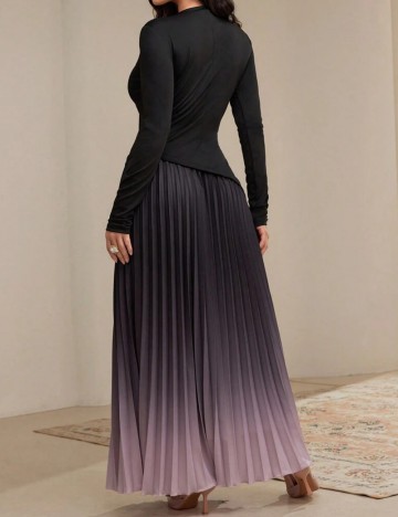 Rochie maxi Shein, mix culori