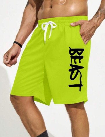 Pantaloni scurți Shein, verde