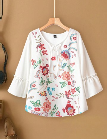 Bluză Shein Curve+, mix culori