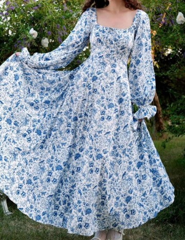 Rochie maxi Shein, mix culori