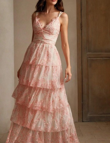 Rochie maxi Shein, mix culori