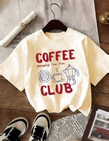 Tricou Shein Curve+, bej