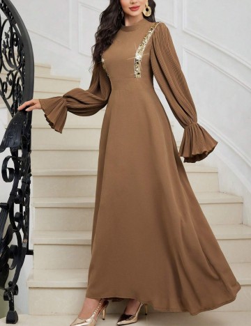 Rochie maxi Shein, maro