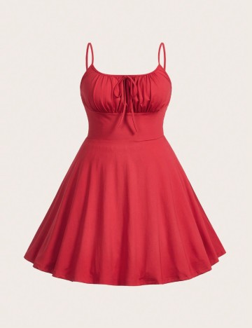 Rochie mini Shein Curve+, roșu